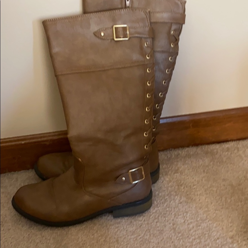 leather boots
